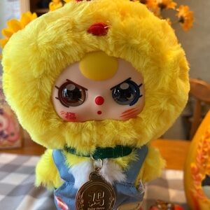 Chinese Zodic Chicken‎ open box new with  blue eye and brown eye  Baby Three